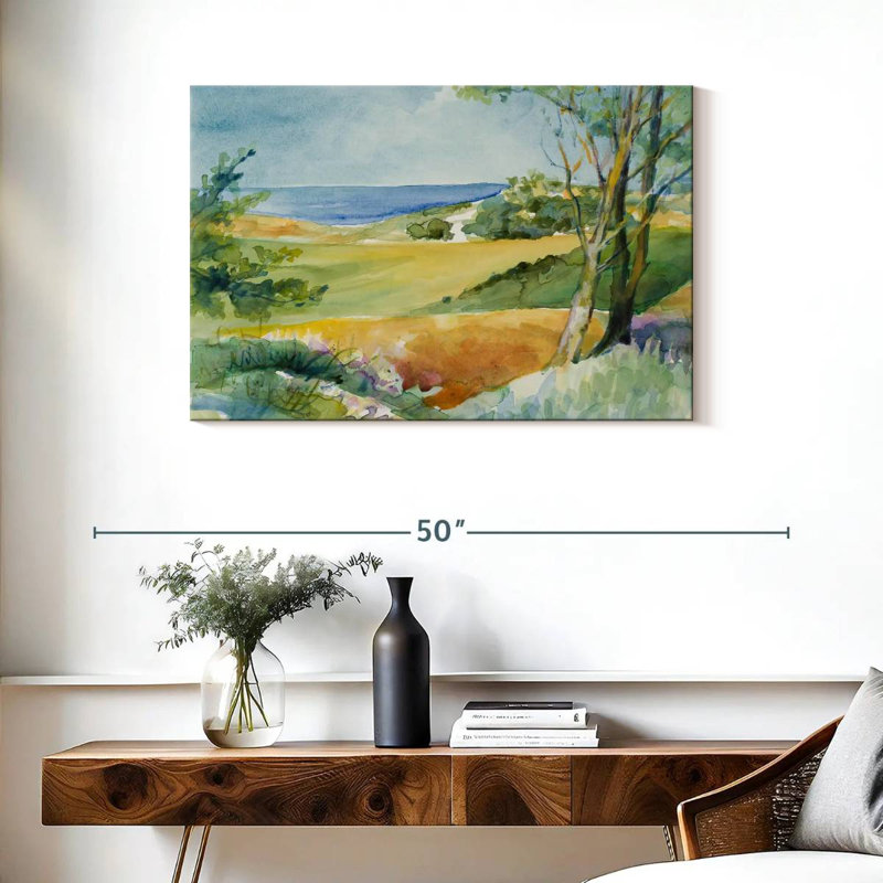 Alvord Distant Ocean View, 24" H x 36" W
