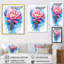 «Pink Peony Visons II», reproduction sur toile-675166961-675166960