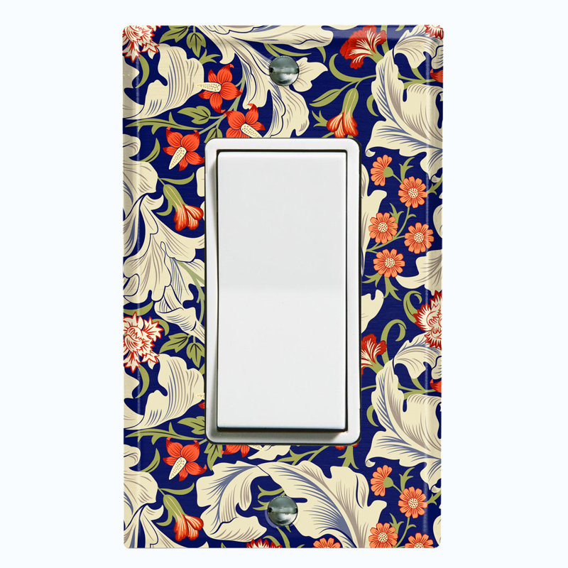 Copper Rust Patina Teal Print 1 - Gang Rocker Standard Wall Plate