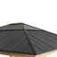 Pavillon de jardin Sunjoy, toit en bois de cèdre standard-992005421