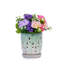 Ensemble de pots de fleurs en céramique vert-blanc fait à la main (7,48 po x 5,51 po et 8,07 po x 6,1 po), pots de fleurs d'intérieur et d'extérieur pour orchidées, plantes grasses par la fenêtre, trous respirants et poids léger-943545269
