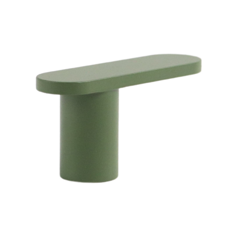 Olive Matte Aluminum T-Handle Bar Knob