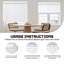 Modern PVC Faux Wood Venetian Window Blinds, Moisture-Resistant Corded Shades-734256226-734256248