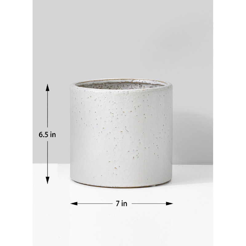 Jacksonville Ceramic Table Vase, 6.5" H x 7" W x 7" D