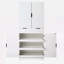 Fluted Kitchen Pantry Cabinet,for Versatile Use in Various Rooms-1703010608
