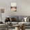 «Calming Mountains Brown Landscape», estampe numérique par Petal Prints Design