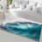 Abstract Floral Pattern Non-Woven Thin Type Printed Rug Adding a Subtle Touch of Elegance to Your Floor Decor-127419088