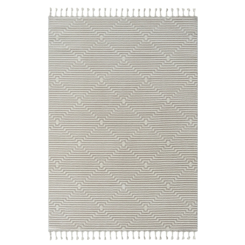 Lexcie Geometric Indoor Rug, Square 2'8"