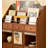 29.84" Brown Standard Solid Wood Curio Cabinet