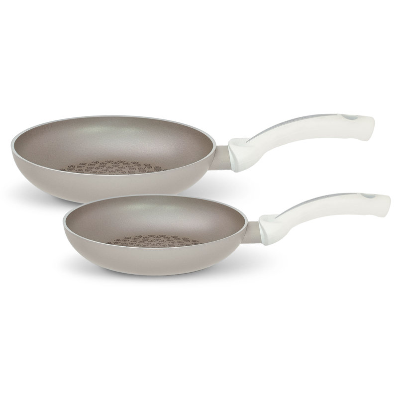 White Diamond Non-Stick Frying Pan Set