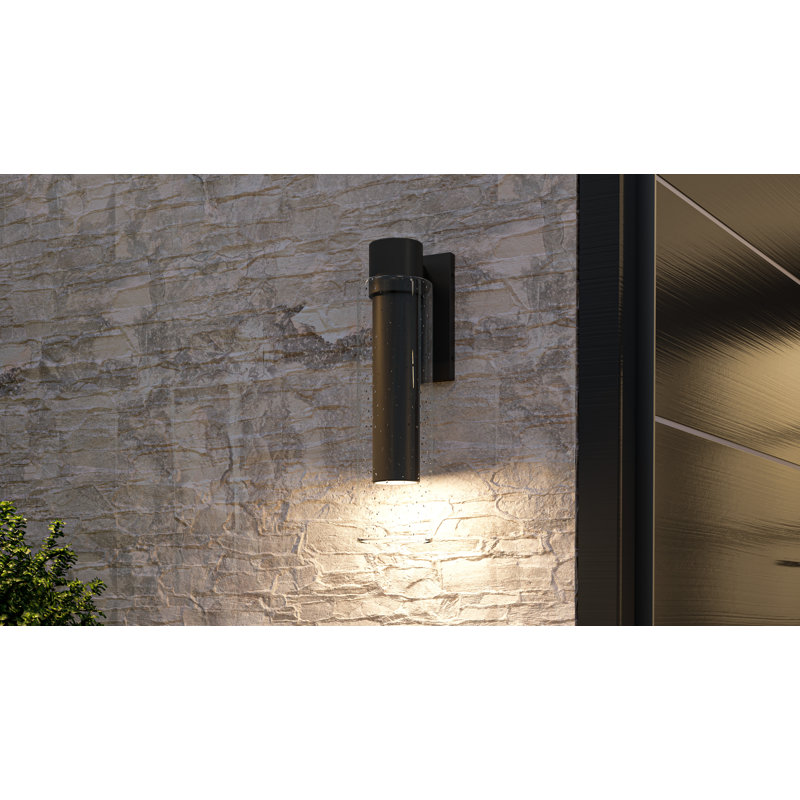 Lanterne murale d'extérieur 1 lumière Sawyer, H 19,75 po x l 5,25 po x P 7 po