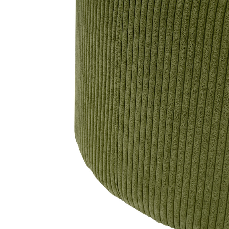 Modern Style Cream Velvet , 30.38"X30.38"X15.63", Foam Filled Interior Elegant Side Table, Green