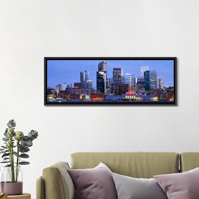 " Buildings Lit Up At DuskDenver, Colorado, USA " by Panoramic Images