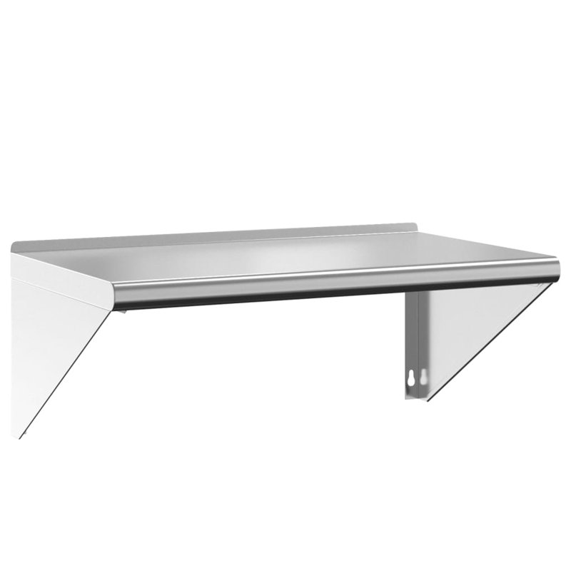 Annakate Stainless Steel Bracket Shelf, 31cm H x 75cm W x 45cm