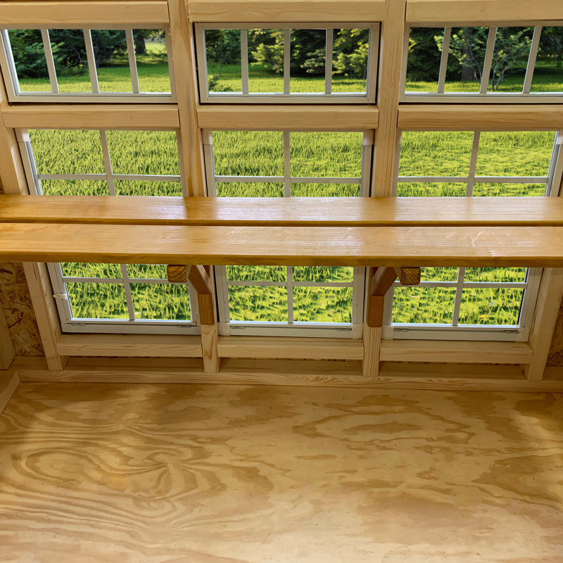 Petite Wood Greenhouse