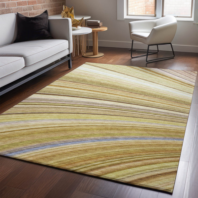 Premium Machine Washable Cerrito AMF585 Beige Rug