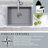 Island 23.5'' L Single Bowl Fireclay Kitchen Sink-99843521