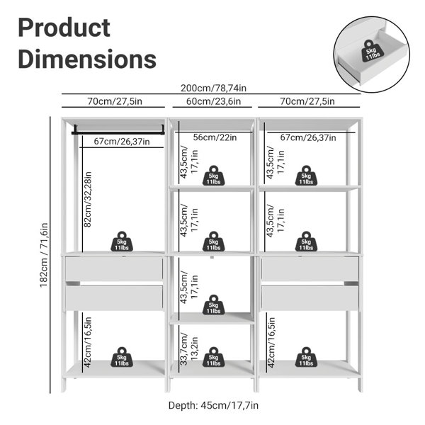Dimensions du produit