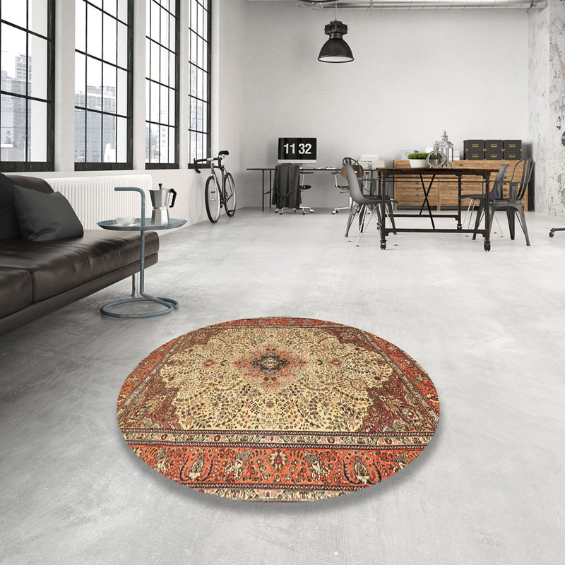 Oriental Indoor Rug, Round 7'