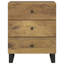 Alberta 55cm W Metal Bedside Table