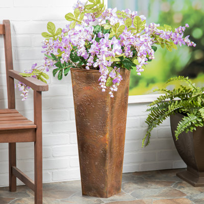 Pot de fleurs en métal Eidan