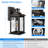 2 Pack Motion Sensor Outdoor Lantern For Front Porch, Dusk To Dawn Led Outdoor Lighting-83113134