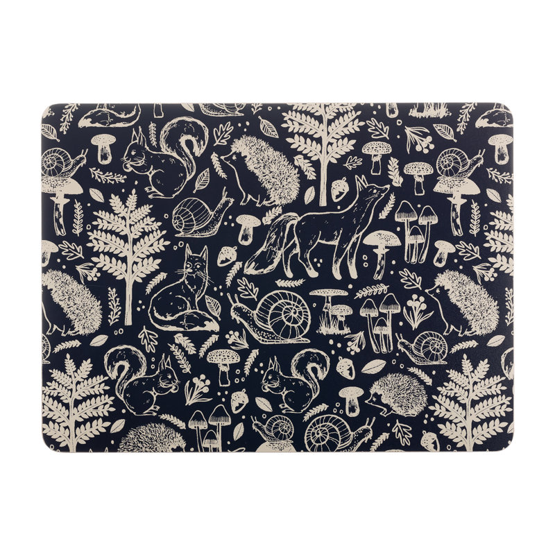 In The Forest Melamine Floral Rectangle Placemat