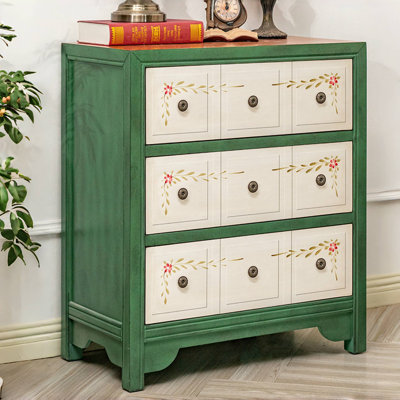 Rural Drawer Storage Cabinet Accent Chest