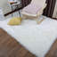 Solid Colour Faux Sheepskin 180cm X 100cm Area Rug