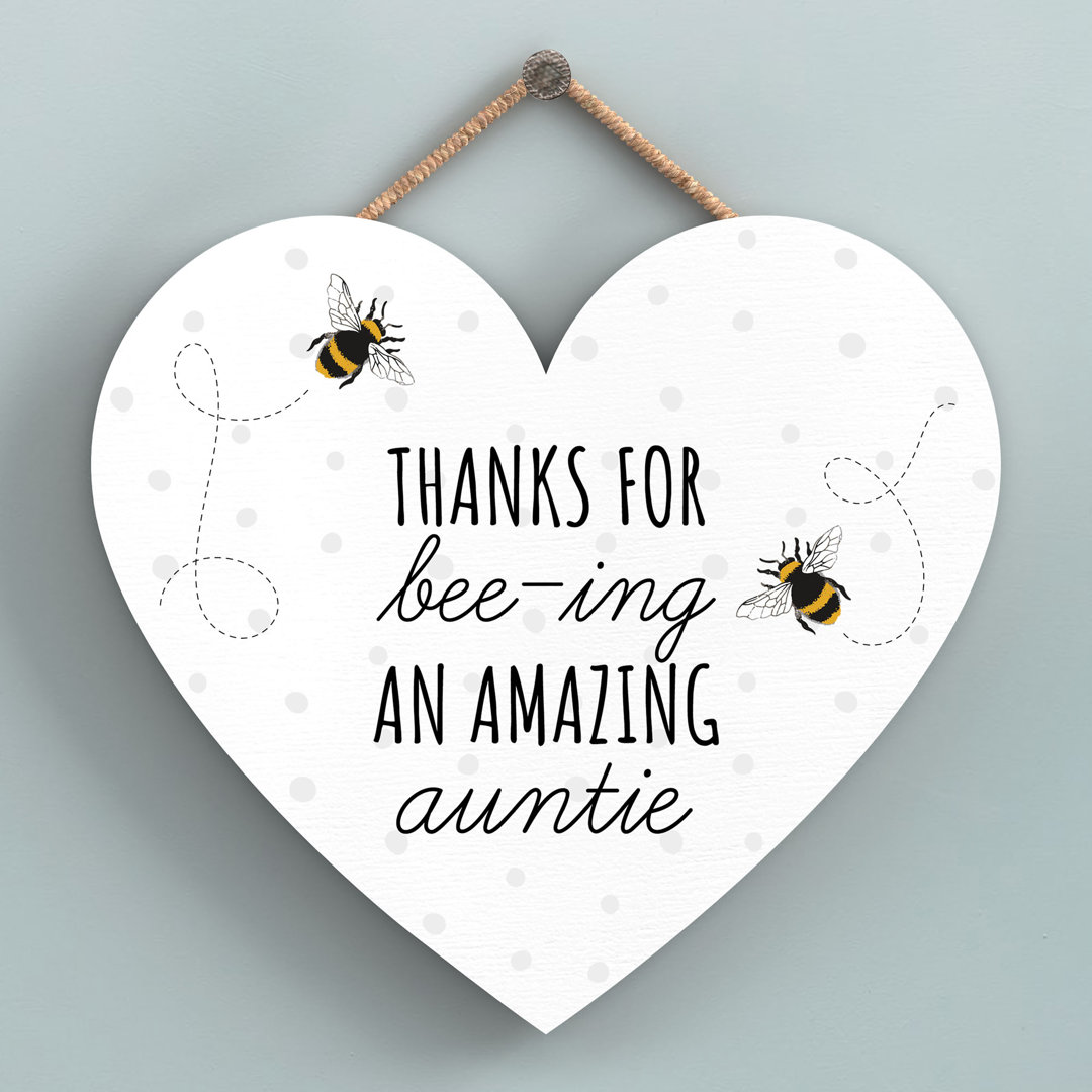 Bee Thanks For Bee-ing Auntie Wall Décor