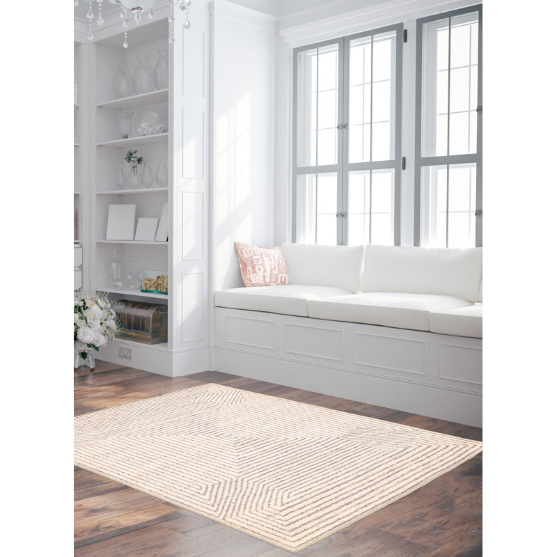 Tapis crème Tangier 5 pi 4 po x 7 pi 7 po