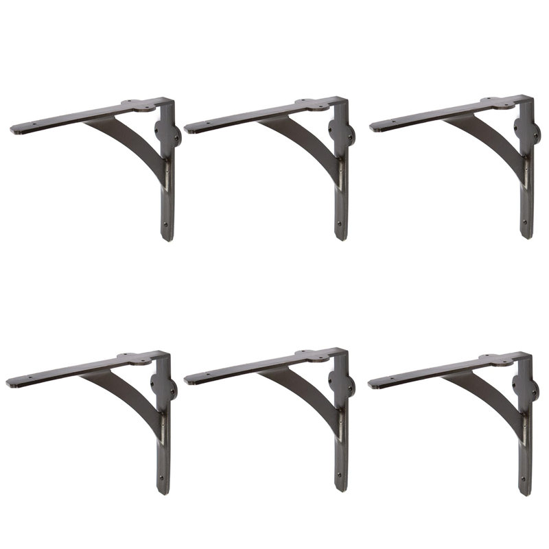 Hammer & Tongs - Iron Shelf Bracket - D205mm - Black