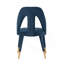 Chaise de salle à manger bleu nuit-925670095
