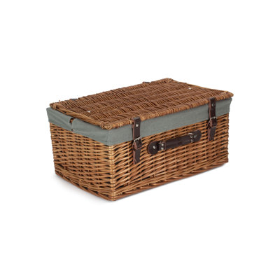 Wicker Basket with Lining