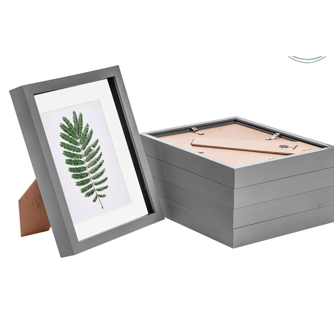 Nicola Spring - 3D Box Photo Frames - 8 x 10" with 5 x 7" Mount