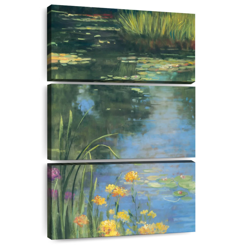 Alvord Garden Pond II, 74" H x 48" W