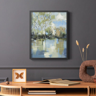 «Enchanted Forest II», reproduction encadrée - bois massif