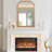 Solid Wood Frame Corner Decorative Mirror-1580286866-1580286867