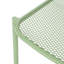 Chaises empilables modernes pour l'extérieur, sièges, l 26 po x P 22,89 po x H 26 po, maille en fer robuste