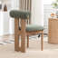 Chaise rembourrée en bois massif Morral-164847612