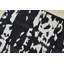 Tapis noir en laine noué à la main de conception unique 5 pi 6 po x 8 pi Gabrianna