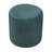 Terri Wide Velvet Round Pouf Ottoman-1036623955