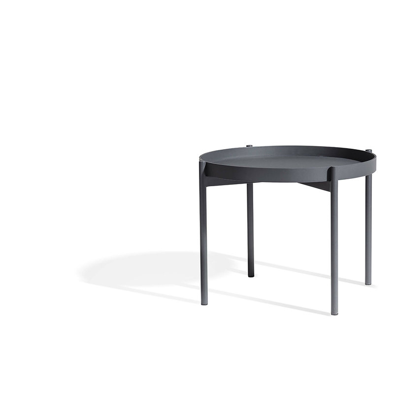 Saltö Lounge Table, Charcoal Gray, 22" W x 22" L x 16.5" H