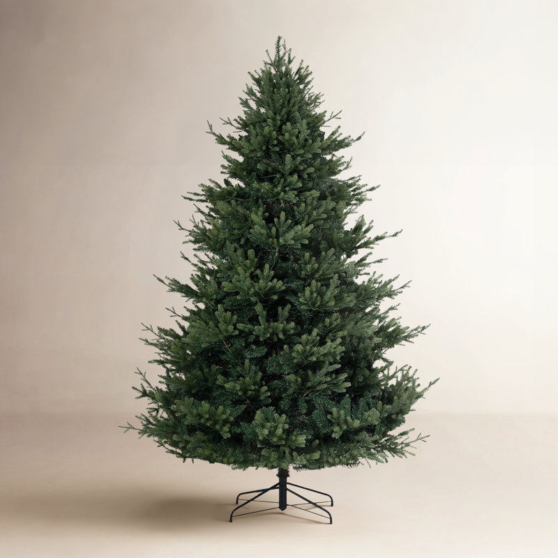 Arbre de Noël artificiel traditionnel avec support en métal Farwell, 6,5 pi