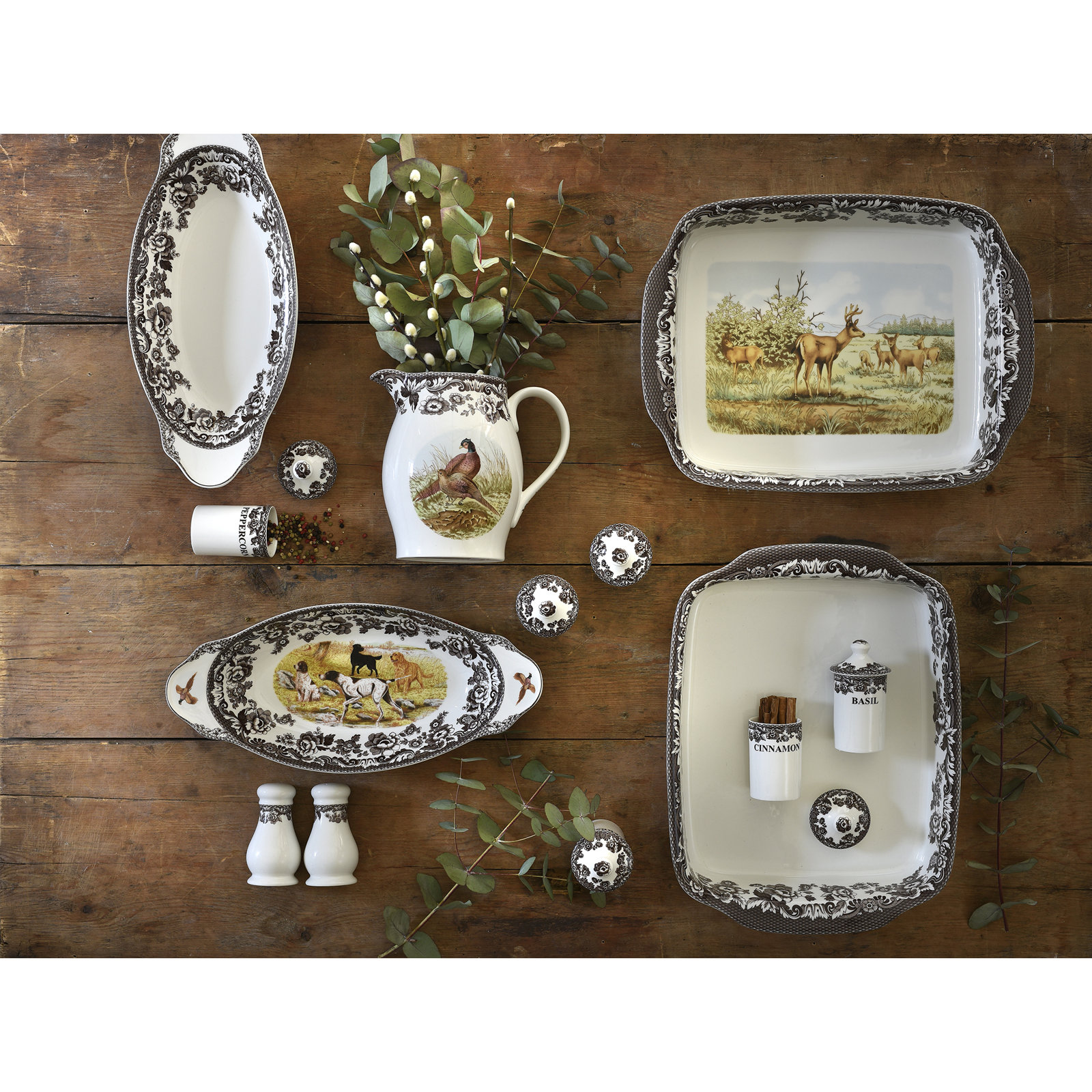 Spode Delamere Handled Lasagne Tray