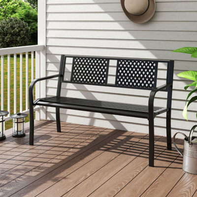 Metal Outdoor Bench