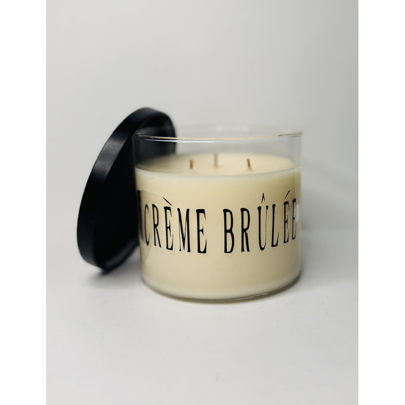 Bougie crème brûlée