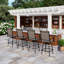 Tabouret de bar pivotant 29,9 po Alyne