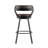 Nicks Swivel Upholstered Faux Leather Counter Stool-248448587-248448588