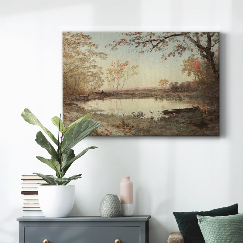 Rétro nautique - CCxxi, Toile tendue, H 9 po x l 13 po x P 1,5 po